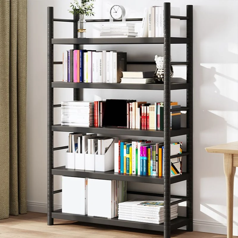 Scaffali per libreria moderni con schienale aperto metallo inclusi per l'home office Clearhalo
