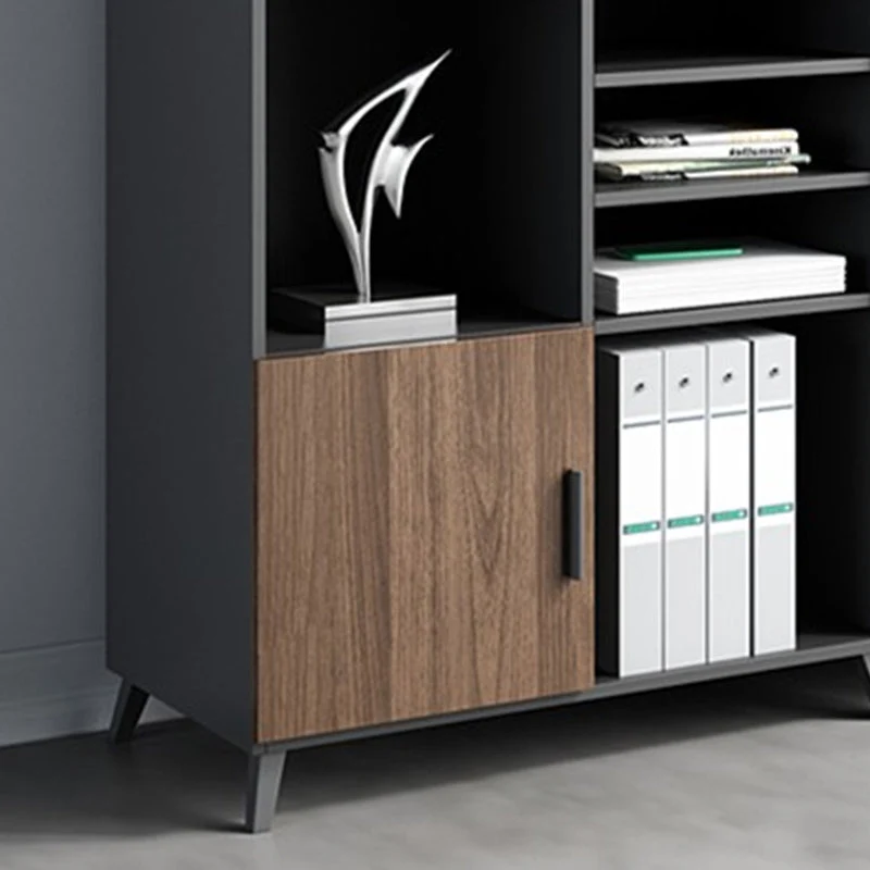 Schedario medievale moderno con struttura legno, schedario laterale Clearhalo