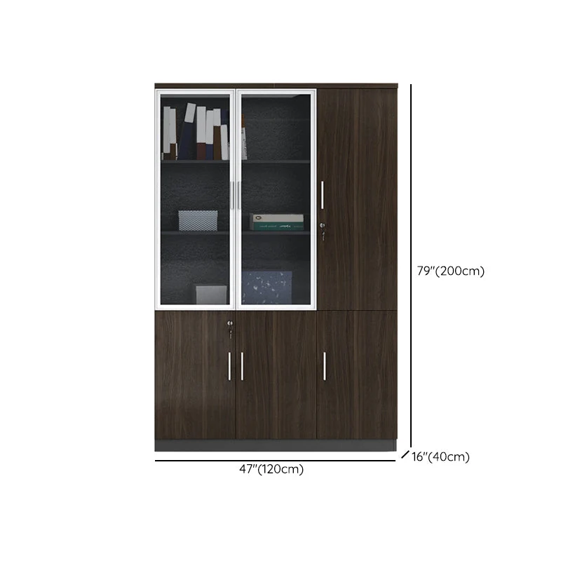 Schedario medievale moderno con struttura legno Schedario verticale Clearhalo