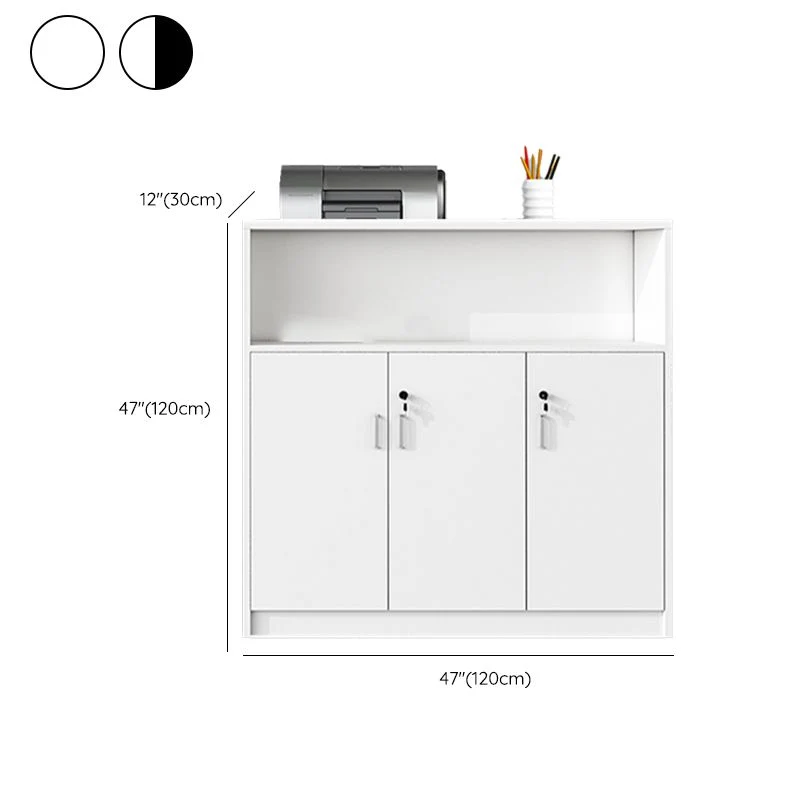 Schedario moderno con struttura legno, schedario laterale Clearhalo