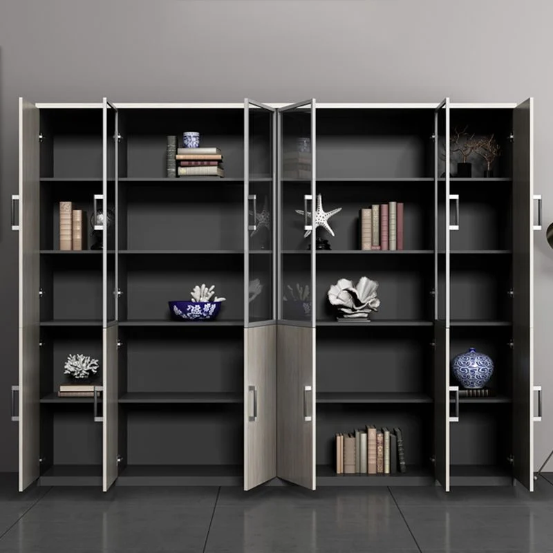 Schedario moderno con struttura legno, serratura chiave, schedario verticale per ufficio Clearhalo