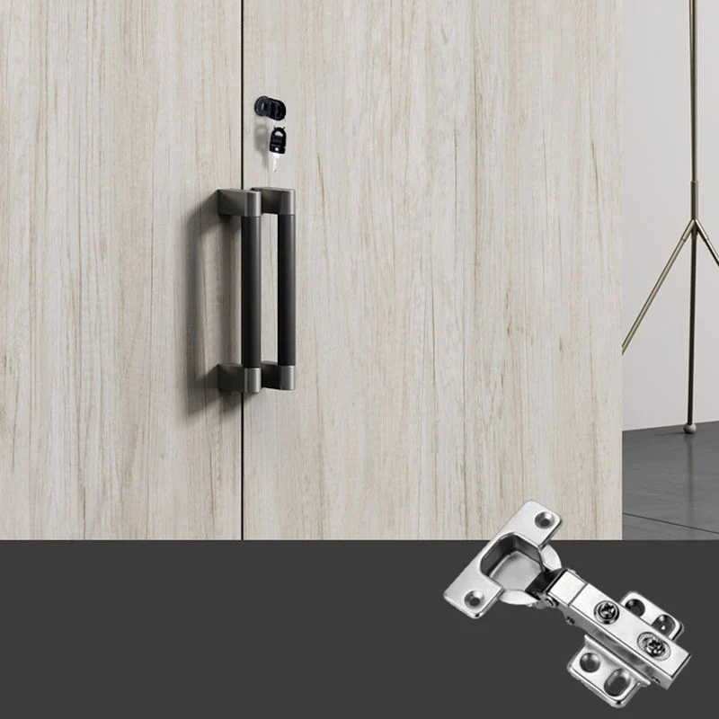 Schedario moderno con struttura legno, serratura chiave, schedario verticale per ufficio Clearhalo