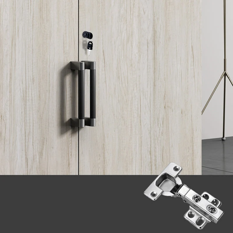 Schedario moderno con struttura legno, serratura chiave, schedario verticale per ufficio Clearhalo