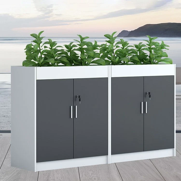Schedario moderno laterale Schedario legno con pannello contrasto per ufficio domestico Clearhalo