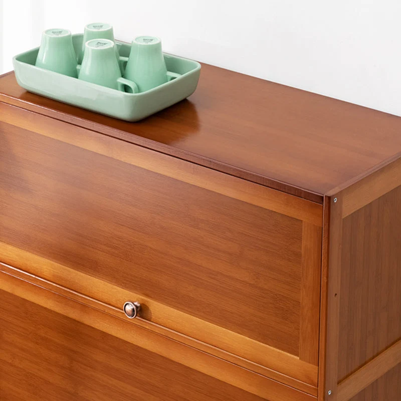 Schedario moderno medievale con struttura legno e cassetti Clearhalo