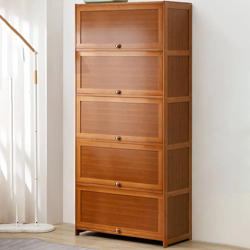 Schedario moderno medievale con struttura legno e cassetti Clearhalo