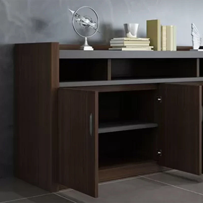 Schedario stile moderno Schedario con struttura legno per ufficio Clearhalo