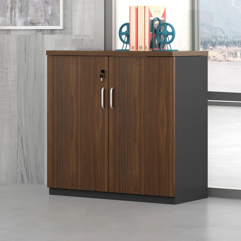 Schedario stile nordico Schedario laterale legno con chiusura chiave Clearhalo