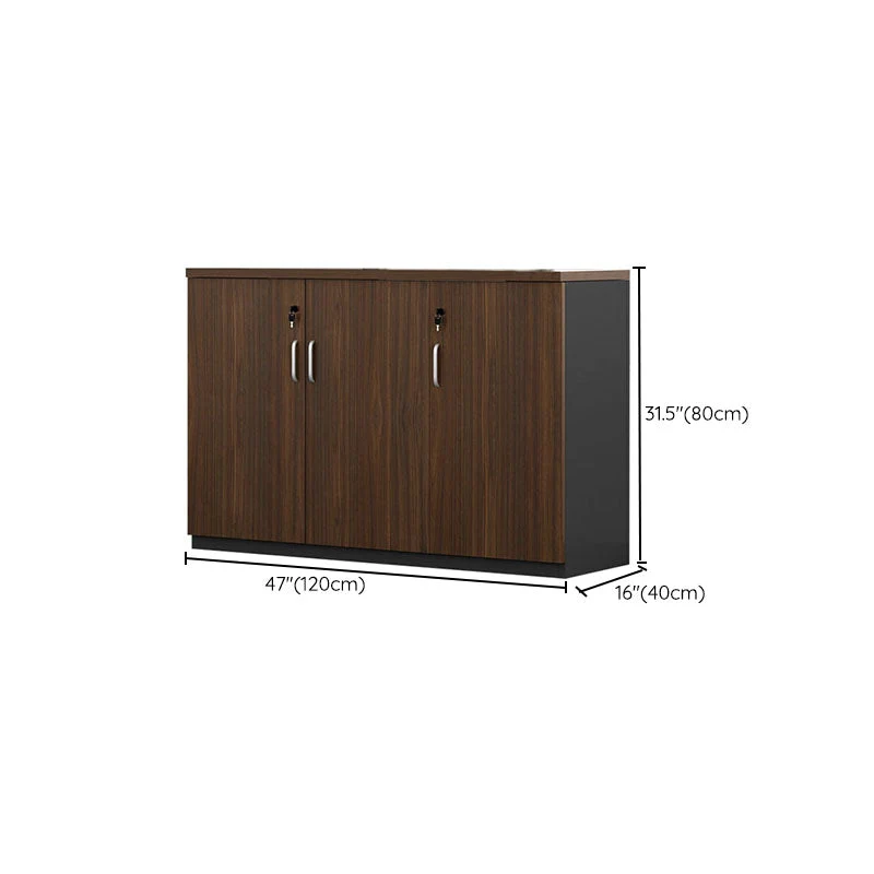 Schedario stile nordico Schedario laterale legno con chiusura chiave Clearhalo