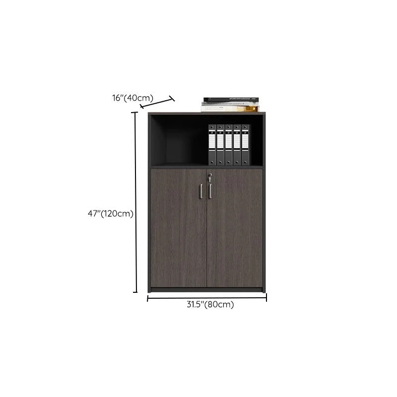 Schedario stile nordico Schedario verticale legno con chiusura chiave Clearhalo