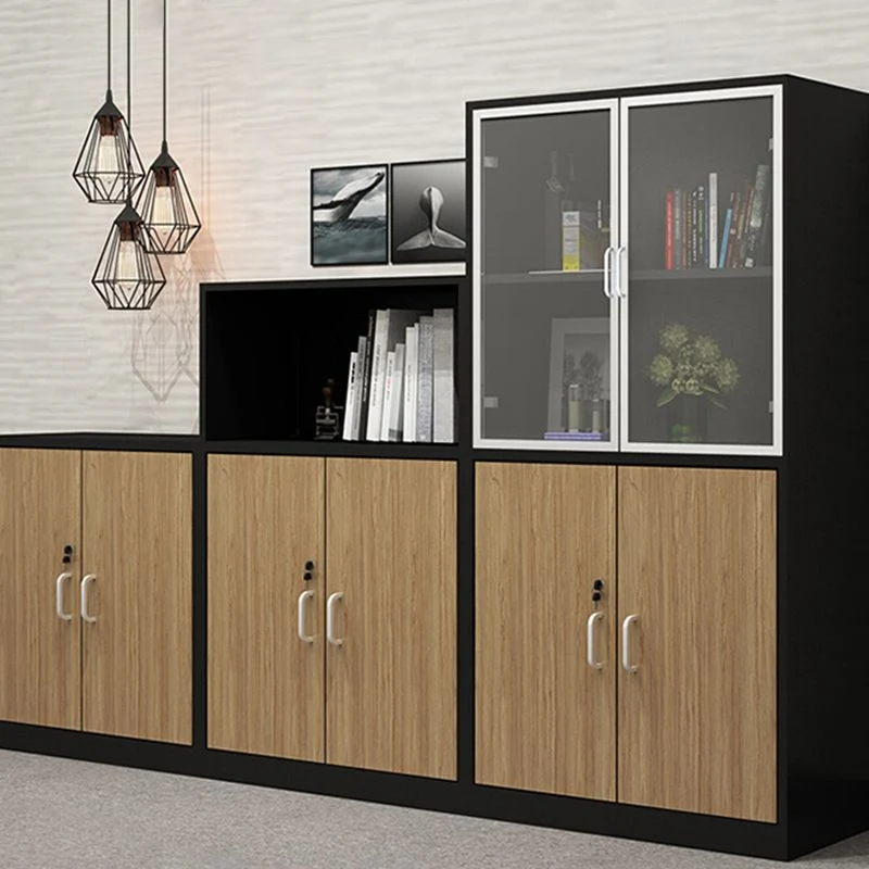 Schedario tradizionale Schedario verticale con struttura legno e serratura chiave per ufficio Clearhalo