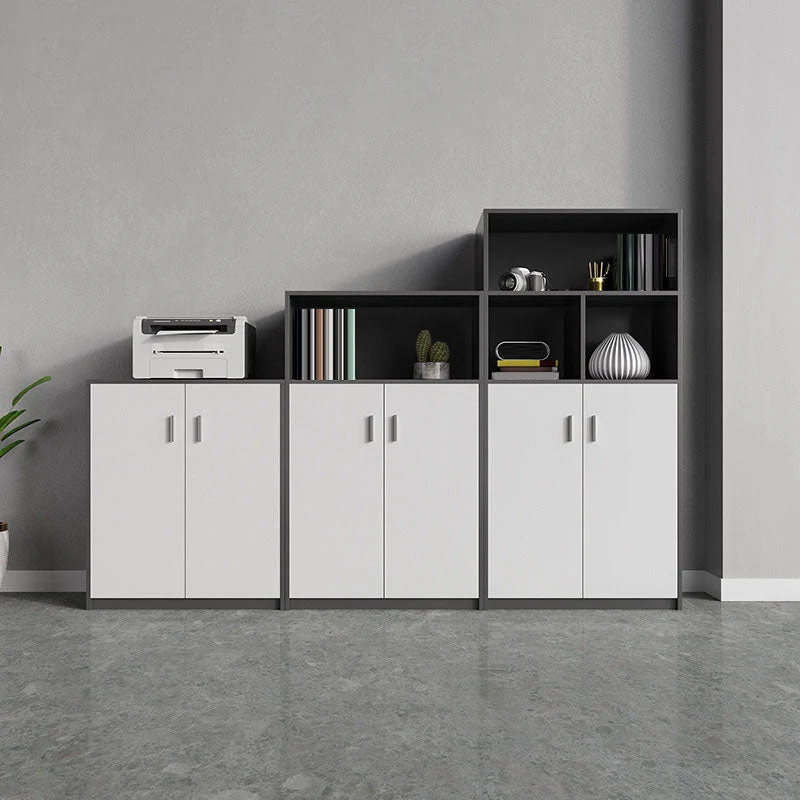 Schedario verticale contemporaneo Schedario legno per l'home office Clearhalo