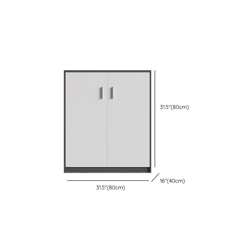 Schedario verticale contemporaneo Schedario legno per l'home office Clearhalo