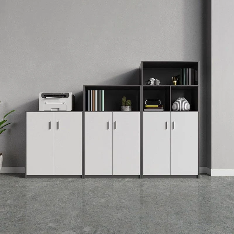 Schedario verticale contemporaneo Schedario legno per l'home office Clearhalo