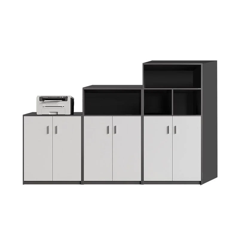 Schedario verticale contemporaneo Schedario legno per l'home office Clearhalo