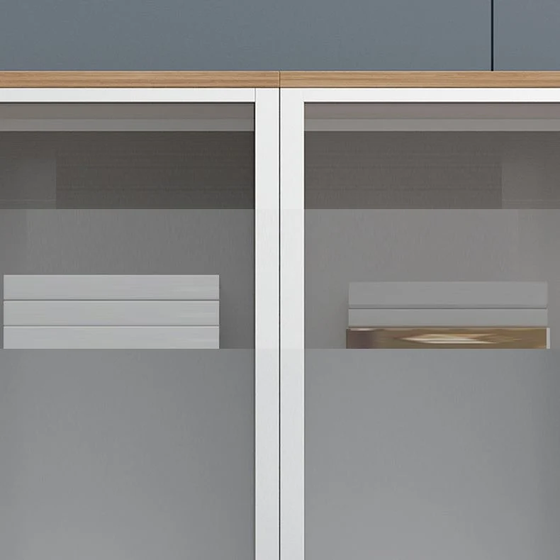 Schedario verticale legno Schedario moderno con serratura e contenitore Clearhalo
