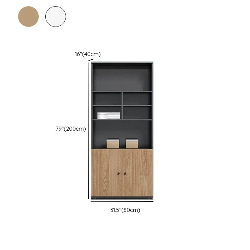 Schedario verticale moderno legno ingegnerizzato Clearhalo