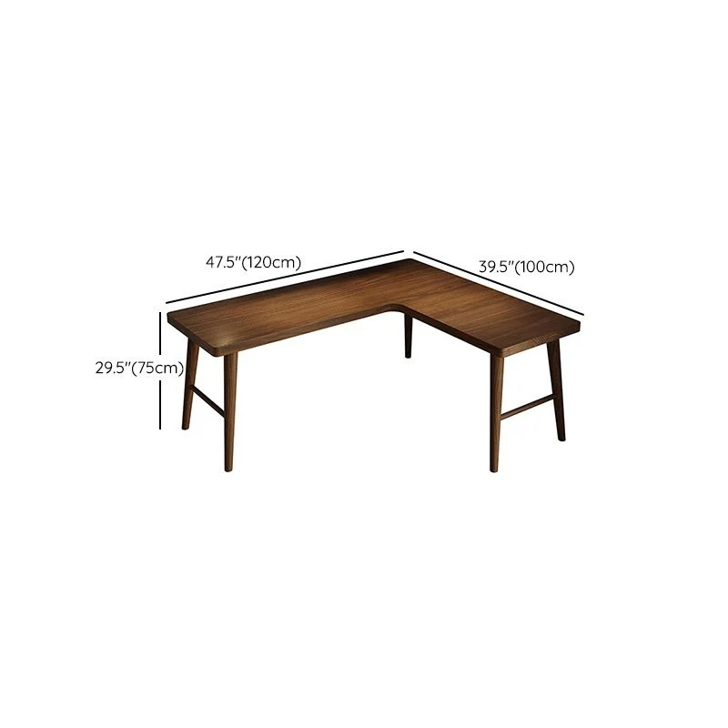 Scrittoio legno massello per camera da letto Scrivania da lavoro stile moderno Clearhalo