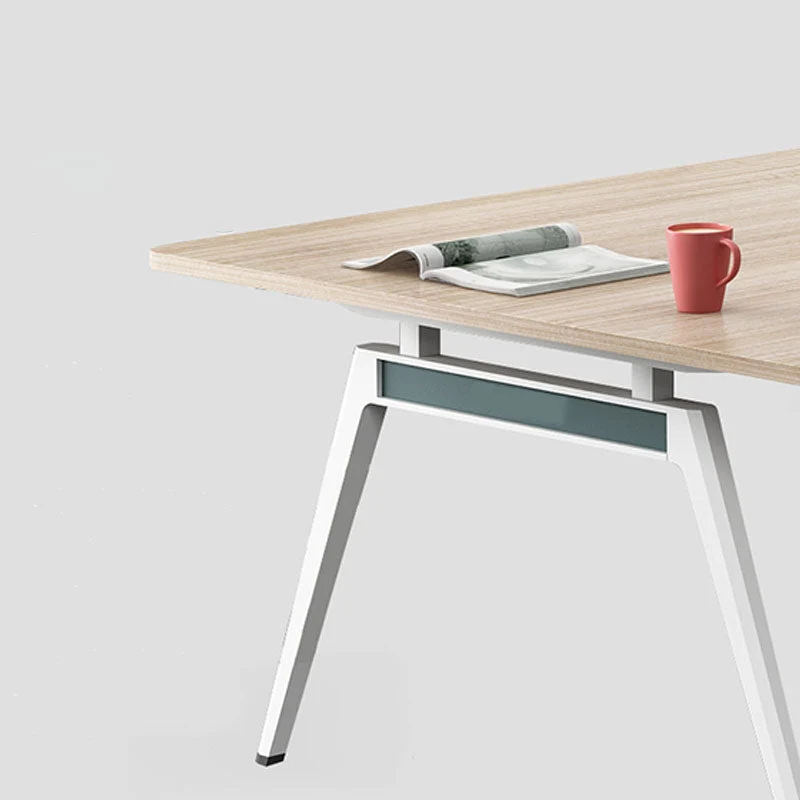 Scrittoio moderno legno massello Natural Parsons Scrittoio per ufficio Clearhalo