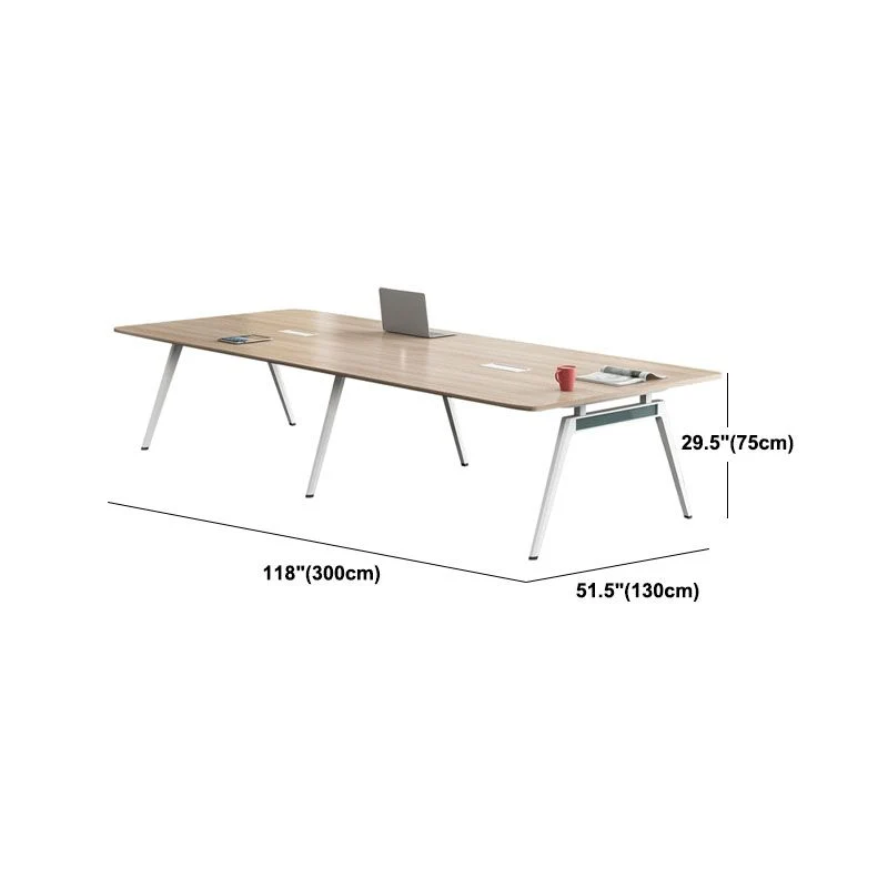 Scrittoio moderno legno massello Natural Parsons Scrittoio per ufficio Clearhalo