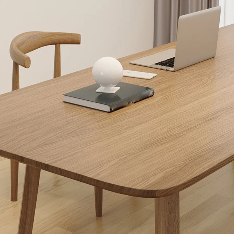 Scrittoio da ufficio moderno Scrivania da ufficio rettangolare legno massello Clearhalo
