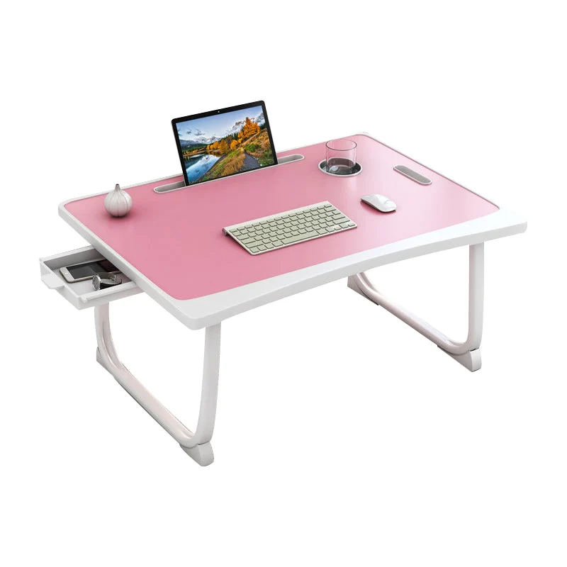 Scrivania da camera da letto da 15,75 pollici, tavolo galleggiante per laptop legno con base slitta Clearhalo