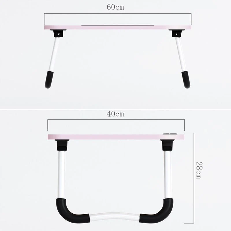 Scrivania galleggiante con base slitta da tavolo per laptop da 15,75 pollici di larghezza Clearhalo