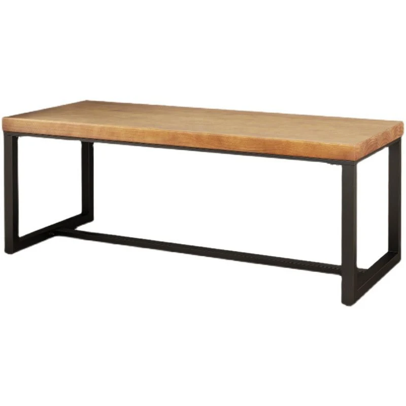 Scrivania da gioco contemporanea legno per la casa Scrivania da 30 pollici con gambe ferro Clearhalo