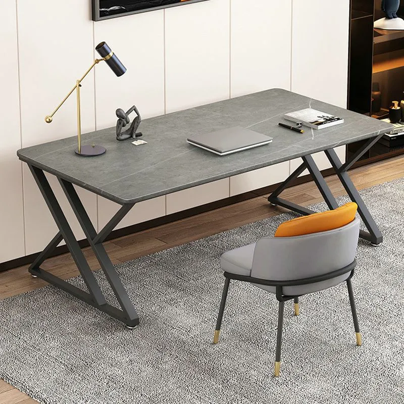 Scrivania industriale da 29"H scrivania rettangolare tortora scuro Clearhalo