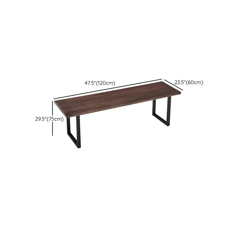 Scrivania industriale legno massello Scrivania da riunione rettangolare per ufficio Clearhalo