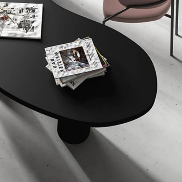 Scrivania industriale nera Scrivania da ufficio legno di pino e legno artificiale Clearhalo