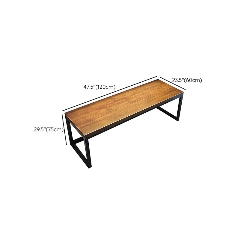 Scrivania industriale Scrivania da gioco rettangolare legno per la casa Clearhalo
