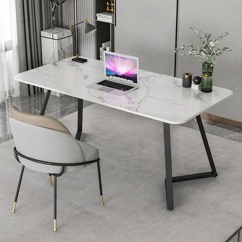 Scrivania industriale da 29 "H Scrivania rettangolare per ufficio Clearhalo