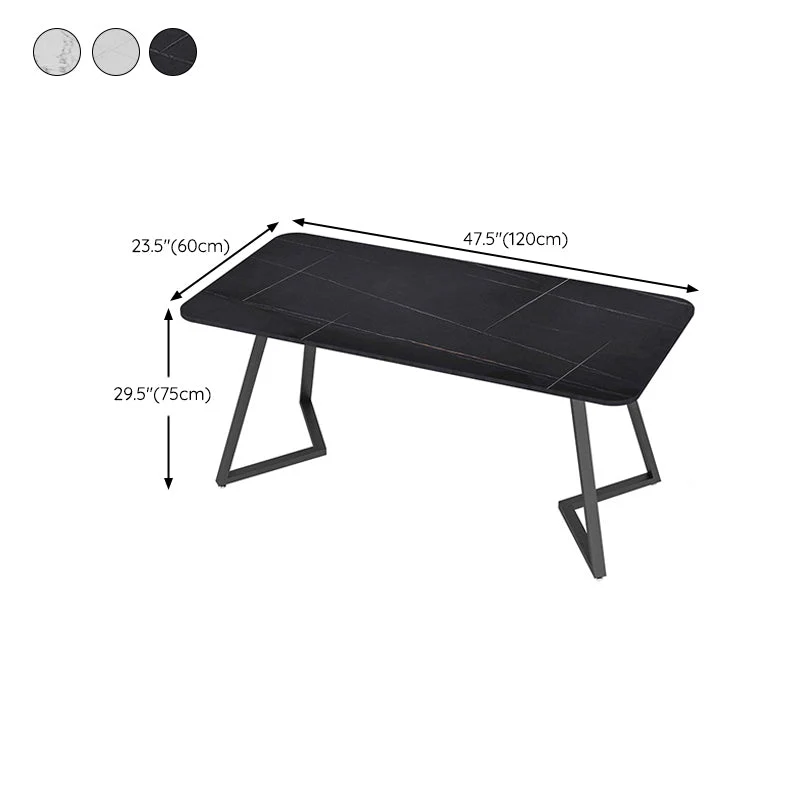 Scrivania industriale da 29 "H Scrivania rettangolare per ufficio Clearhalo
