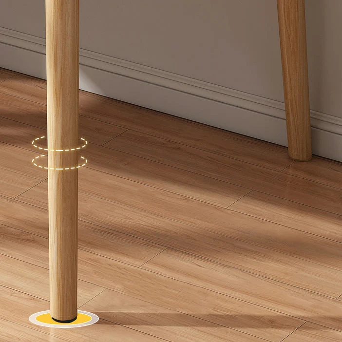 Scrivania da lavoro legno per camera da letto Moderna scrivania forma libera con 4 gambe Clearhalo
