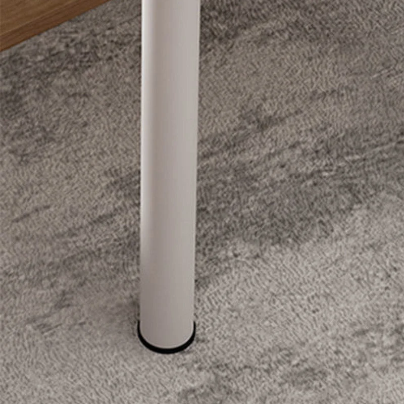 Scrivania moderna bianca scrivania da ufficio rettangolare legno per la casa Clearhalo