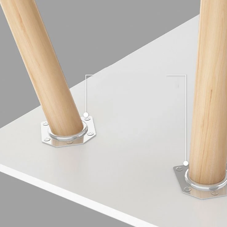 Scrivania moderna e contemporanea Scrivania legno per camera da letto Clearhalo