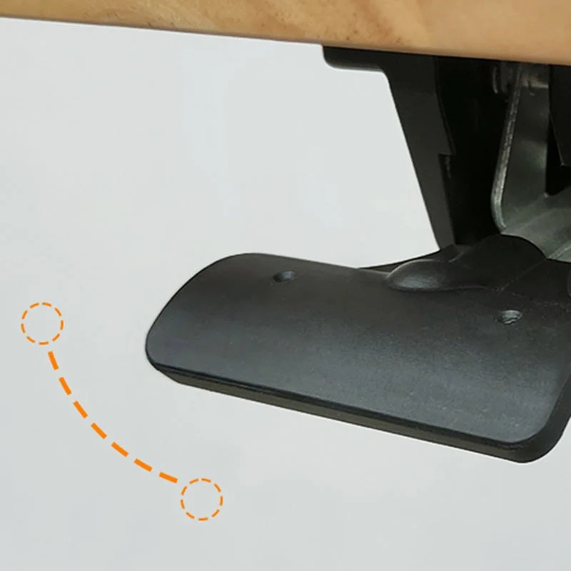 Scrivania moderna legno massello con base metallo forma di H Clearhalo