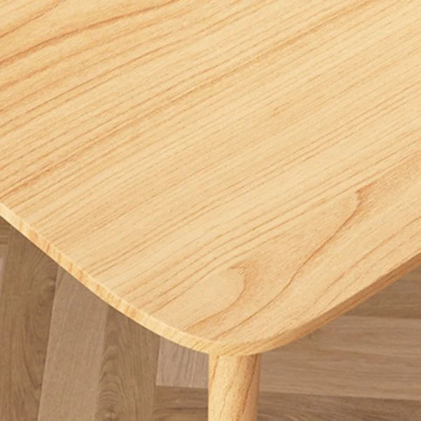 Scrivania moderna legno massello Scrivania da ufficio curva naturale Clearhalo