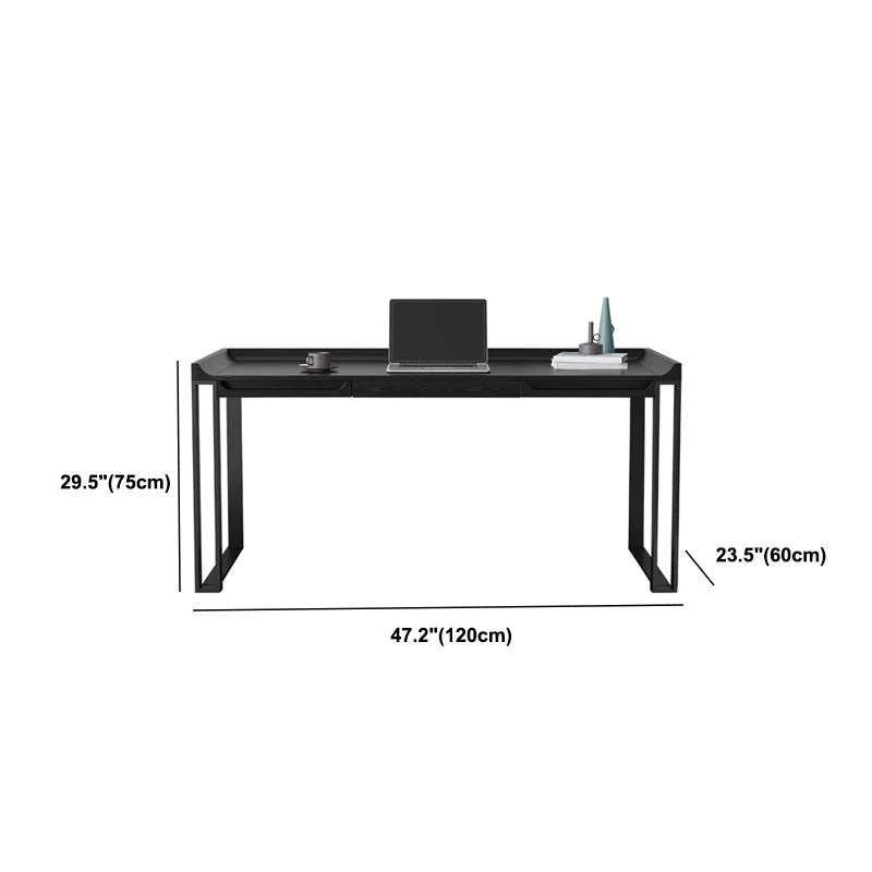Scrivania moderna legno per ufficio, scrivania da 23,6 pollici di larghezza x 29,5 pollici di altezza Clearhalo
