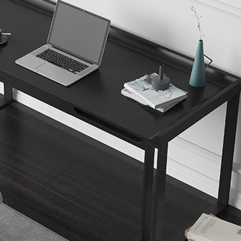 Scrivania moderna legno per ufficio, scrivania da 23,6 pollici di larghezza x 29,5 pollici di altezza Clearhalo