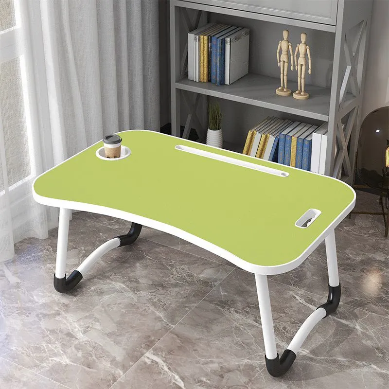 Scrivania moderna legno, tavolo per laptop galleggiante da 15,75 pollici con base slitta Clearhalo