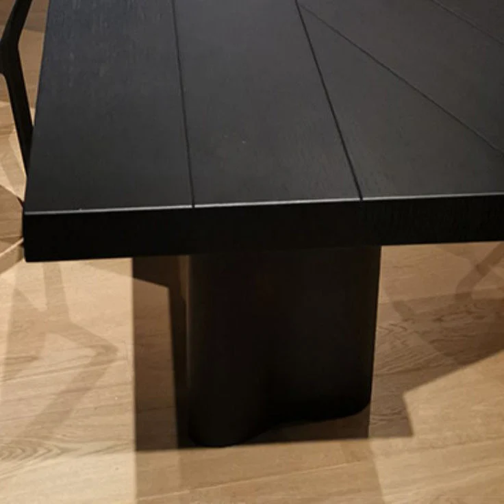 Scrivania moderna per la casa, scrivania da ufficio legno massello con gambe Clearhalo