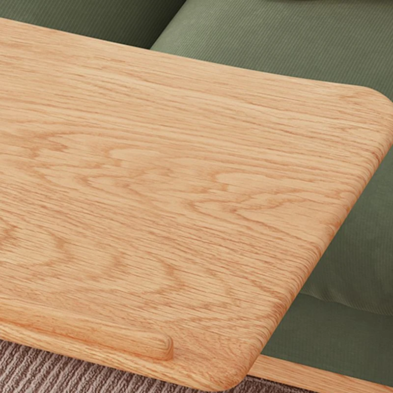 Scrivania moderna per ufficio legno di gomma, scrivania ad altezza regolabile Clearhalo