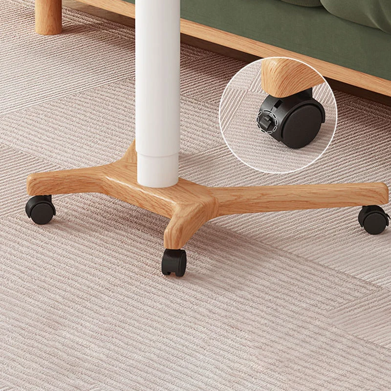 Scrivania moderna per ufficio legno di gomma, scrivania ad altezza regolabile Clearhalo