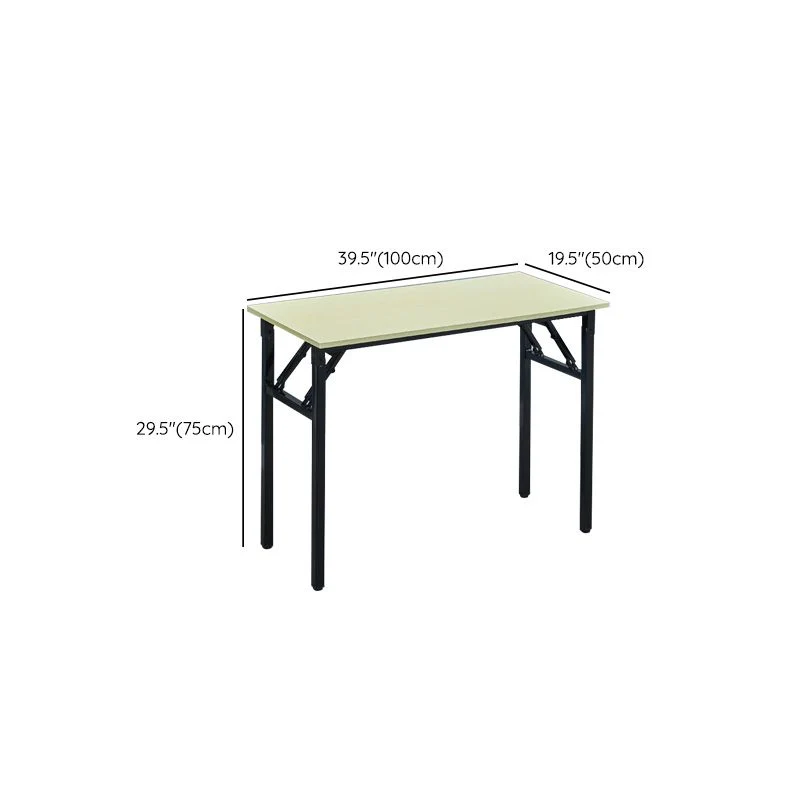 Scrivania moderna rettangolare per dormitorio Parsons Base Office Desk Clearhalo
