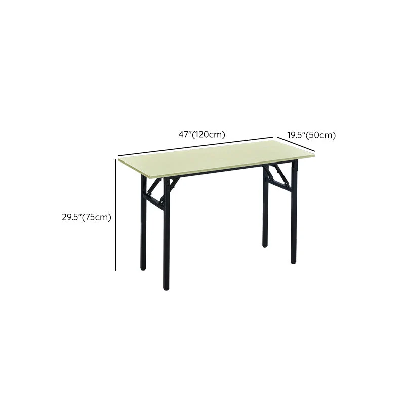 Scrivania moderna rettangolare per dormitorio Parsons Base Office Desk Clearhalo