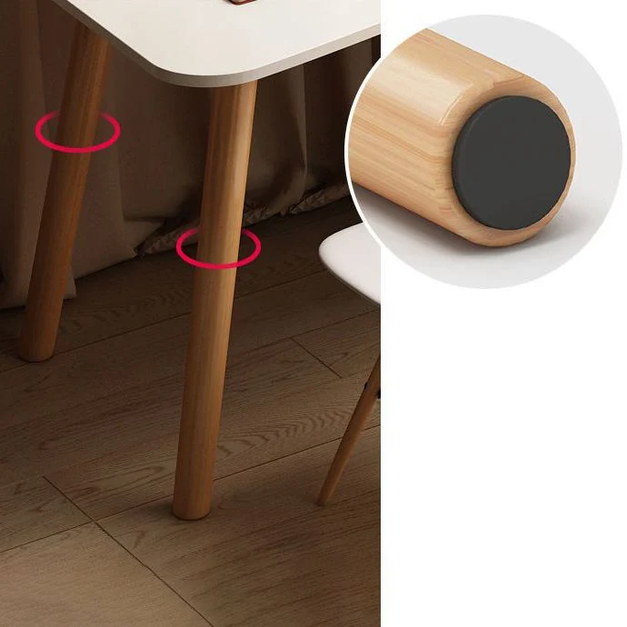 Scrivania moderna da ufficio forma libera, scrivania legno artificiale per la casa con cassetto Clearhalo