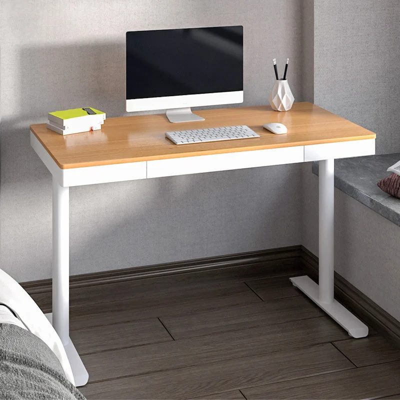 Scrivania moderna vetro specchio Parsons Base Scrivania da ufficio Clearhalo