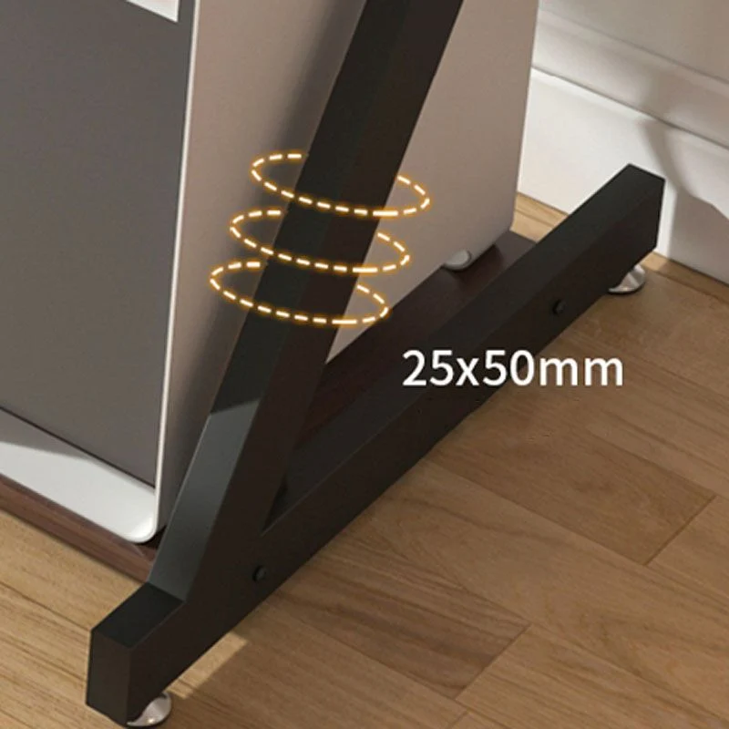 Scrivania per computer contemporanea per camera da letto Scrivania rettangolare legno Clearhalo